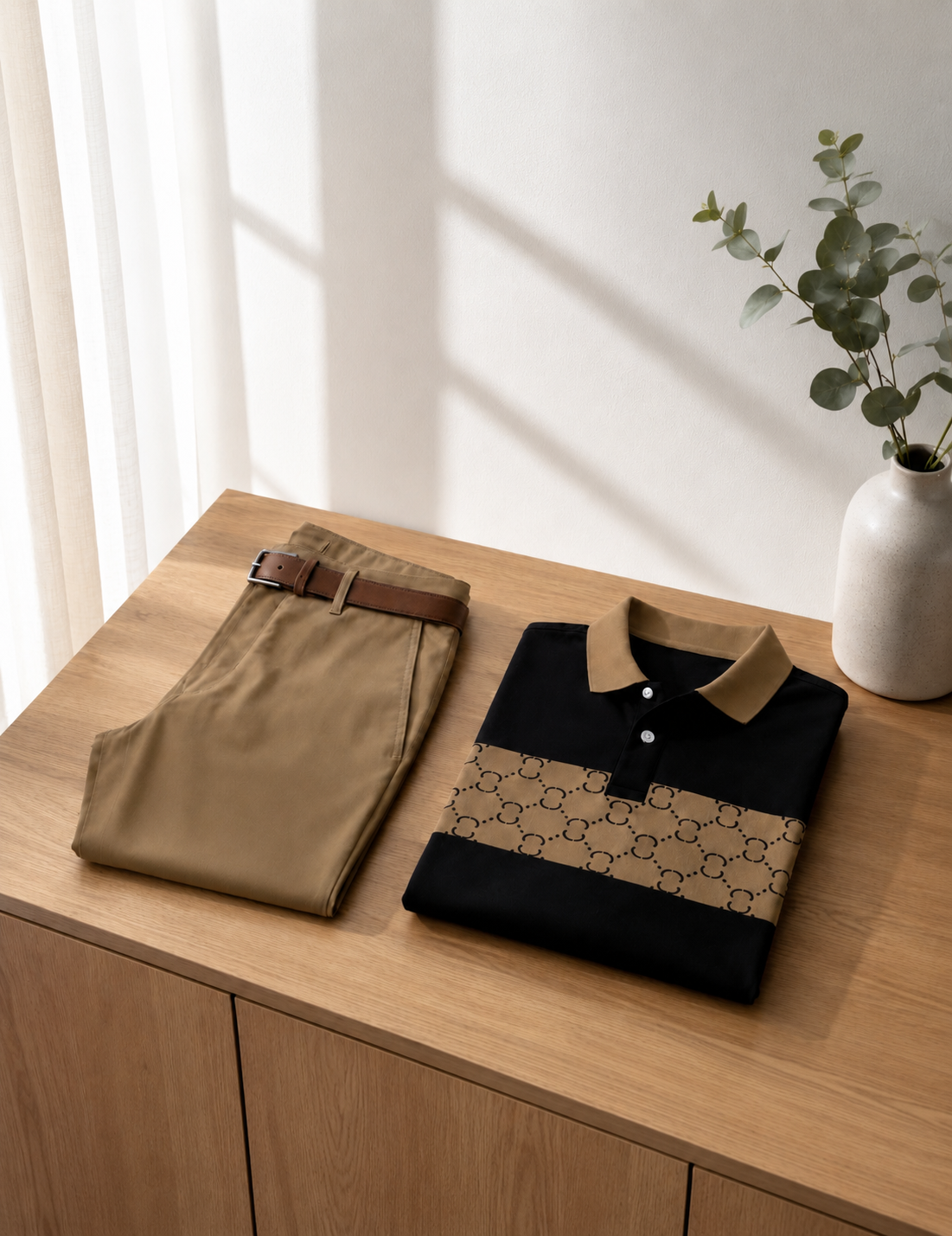 ( Buy 1 get 2 ) Polo & Pants Set Obsidian Heritage