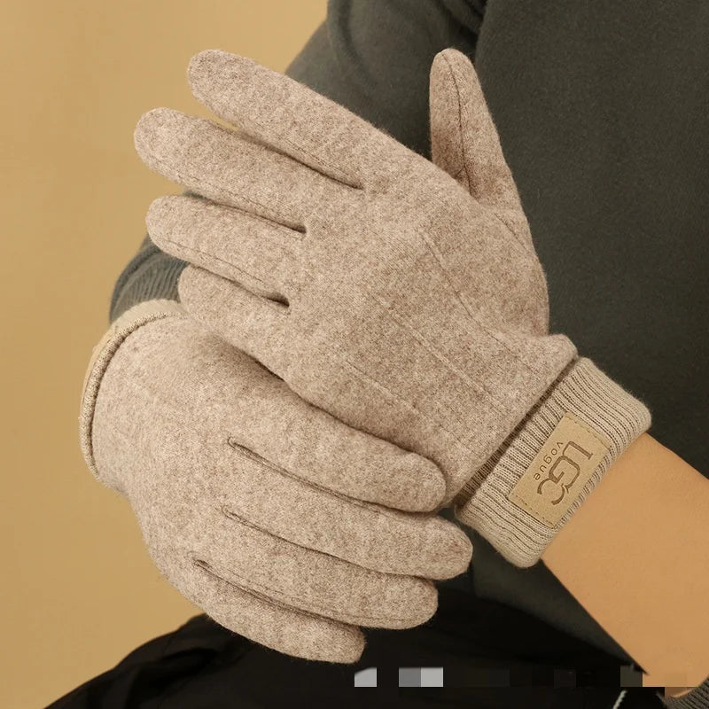 Cashmere-Wool Touchscreen Gloves