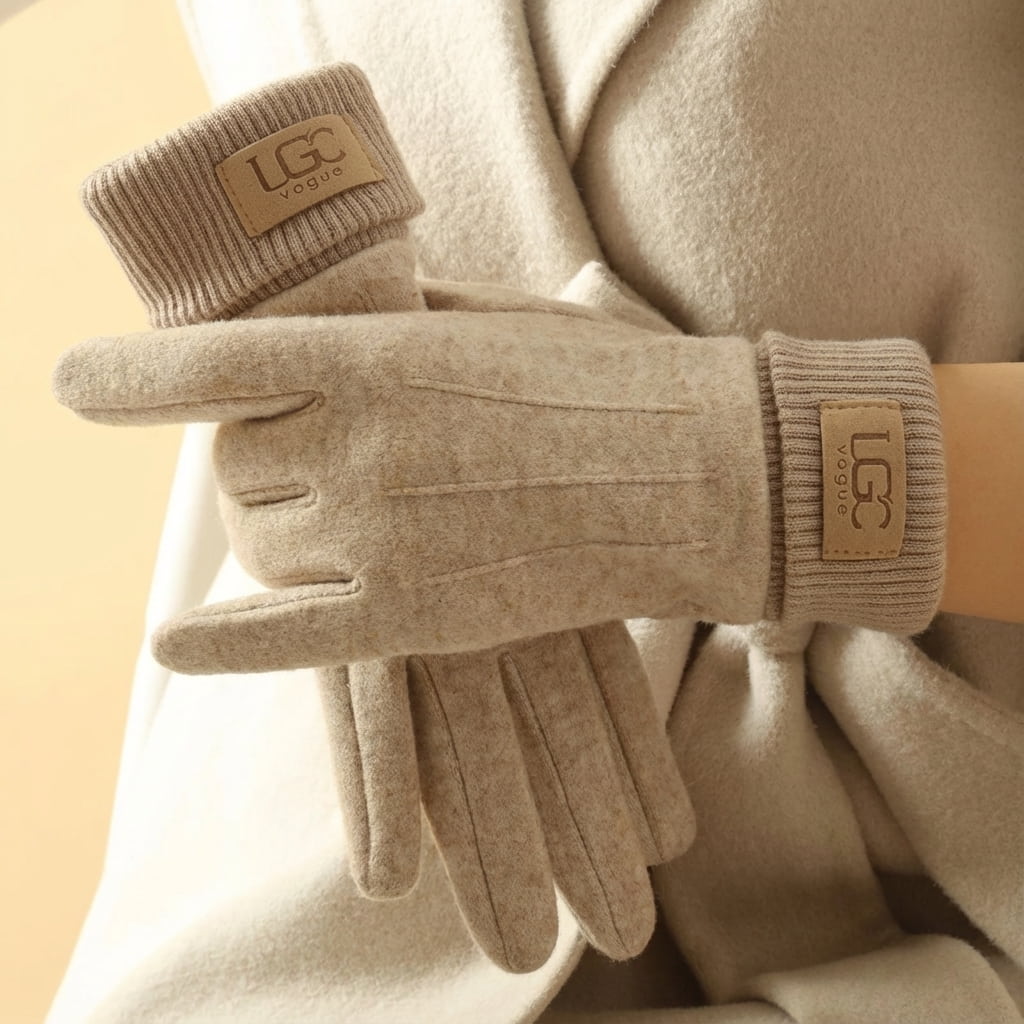 Cashmere-Wool Touchscreen Gloves