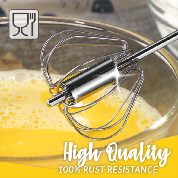 Promotion-49%OFF - Stainless Steel Semi-Automatic Whisk