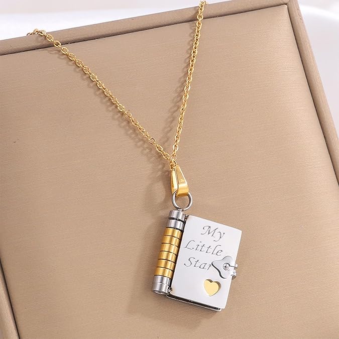 My Little Star Book Necklace