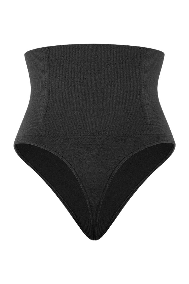 Plus Size High Waist Tummy Control Thong