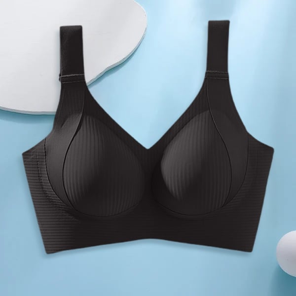 Women's Ribbed  Adjustable Wireless Bra