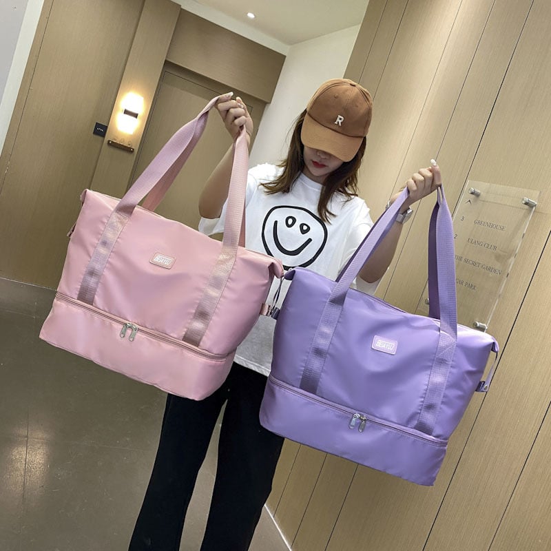 High-capacity Double-layer Wet Separation Travelling Bag