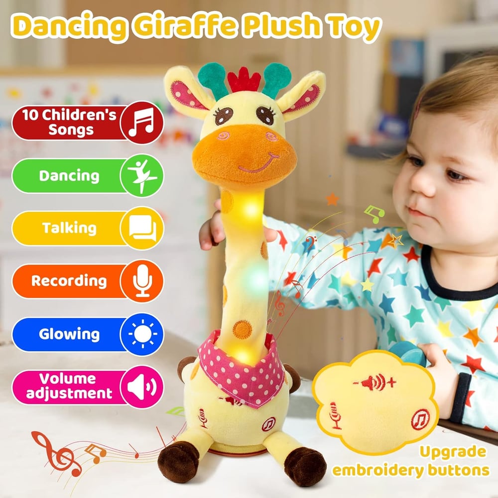Best-Selling Musical Giraffe Toy – Sings, Dances & Repeats What You Say!