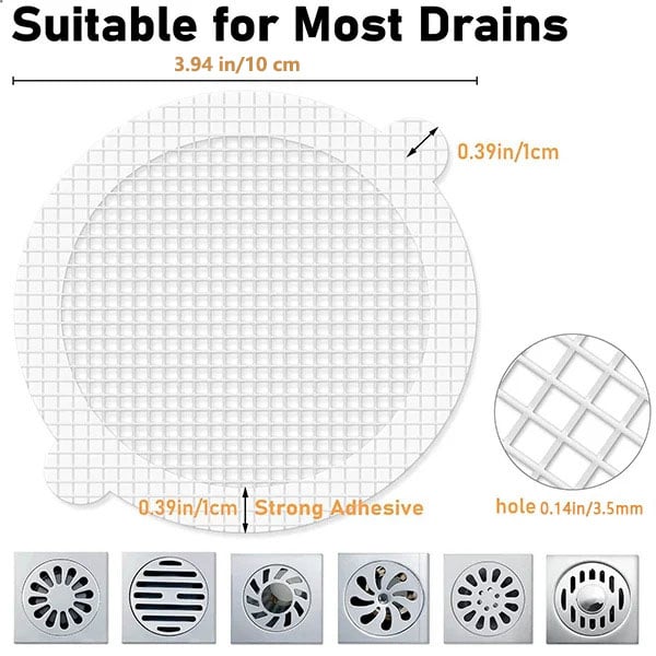 49% OFF 30 PCS Disposable Shower Drain Hair Catcher