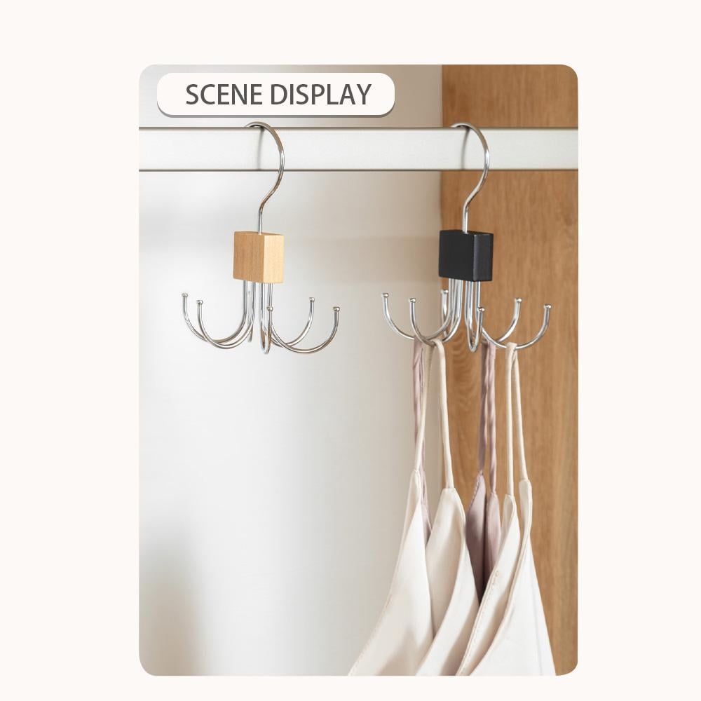Flash Sale 50K+ SOLD! Almo360° Rotating 6-Claw Multi-Function Hook – Space-Saving Hanger for Clothes, Hats, Scarves, Belts & More