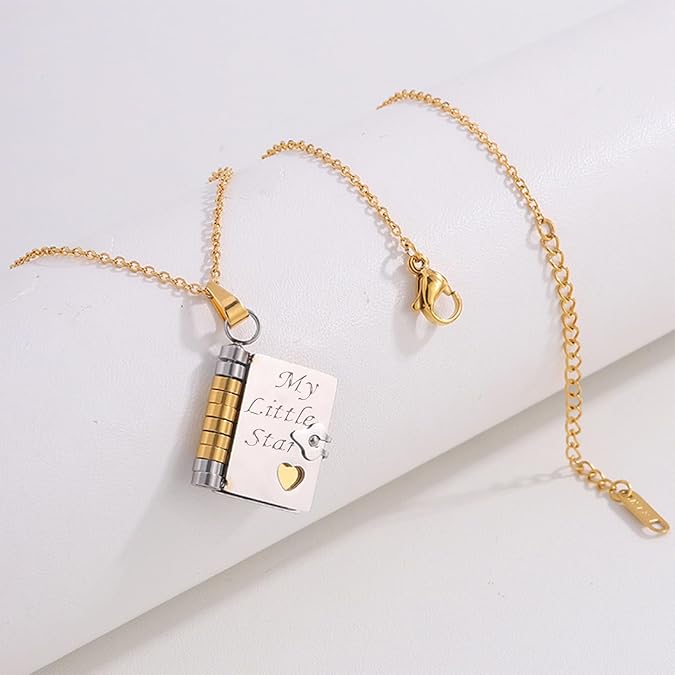 My Little Star Book Necklace