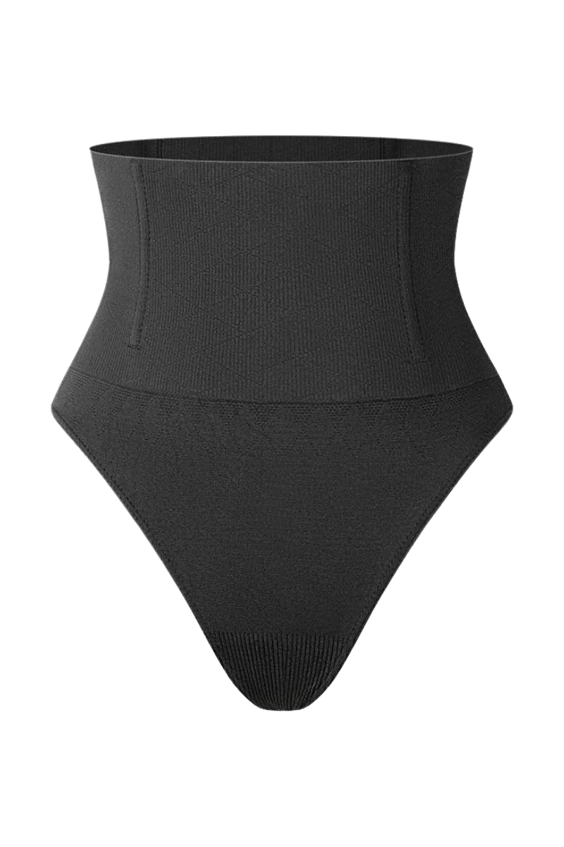 Plus Size High Waist Tummy Control Thong