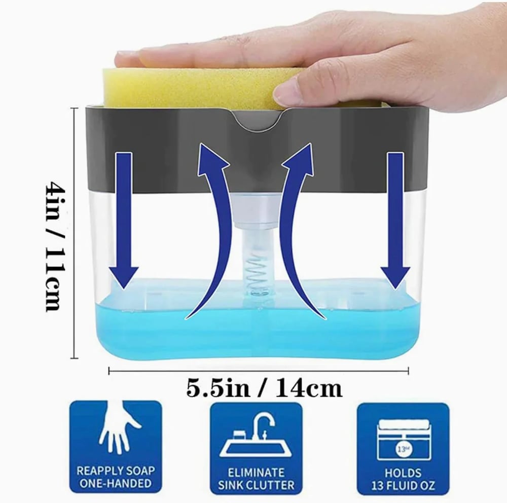 Best Deal  2 in 1 Soap Dispenser with Sponge