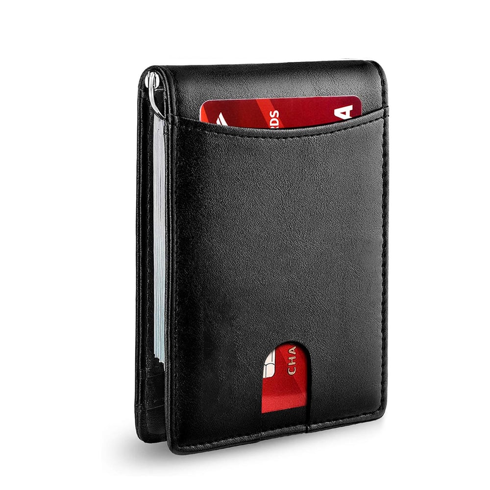 Mens Slim Wallet RFID Blocking