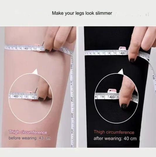 Highly elastic body shaping leggings