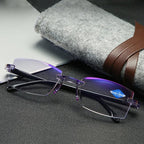💥💥Sapphire High Hardness Anti-blue Progressive Far And Near Dual-Use Reading Glasses