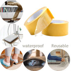 BIGGEST SALE - 49% OFF Strong Adhesive Double-sided Gauze fiber Mesh Tape