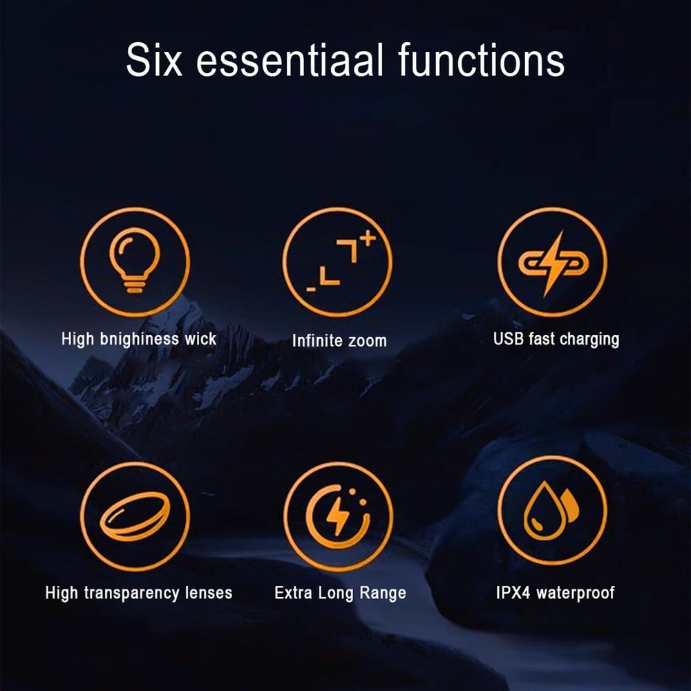 Flash Sale 50K+ SOLD! Almost Gone-White Laser LED Headlamp – 72h Ultra Bright for Outdoors, Powerful Lighting with Rechargeable Lithium Battery