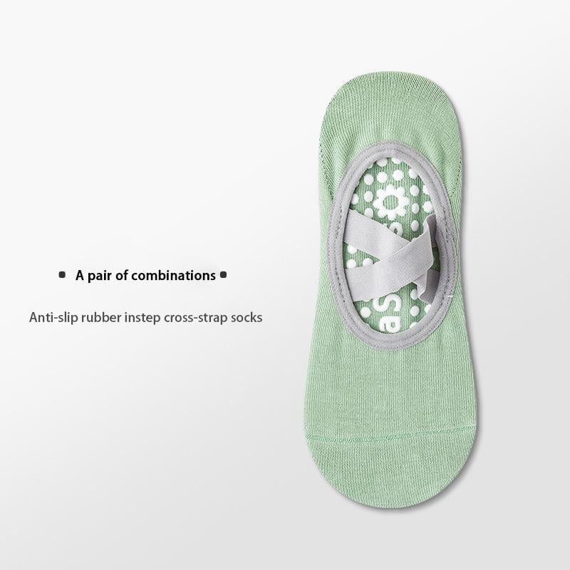 Flash Sale Women's No-Show Socks for Pilates & Workout - Non-Slip Silicone Grip, Breathable & Moisture-Wicking (Yoga/Dance/Indoor Activities)