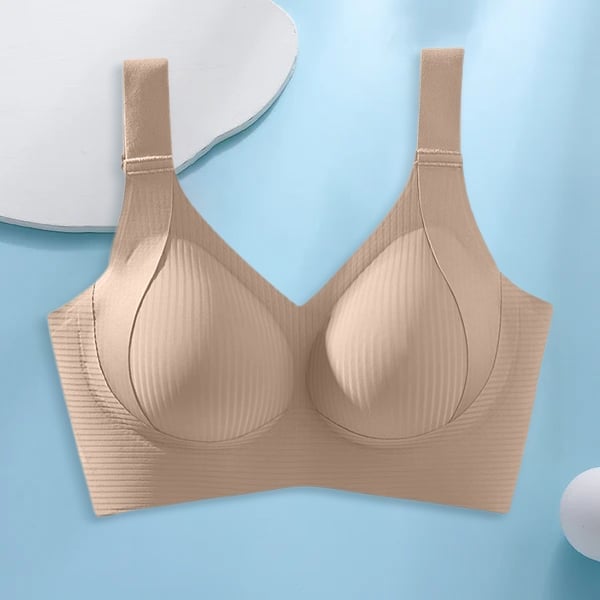 Women's Ribbed  Adjustable Wireless Bra
