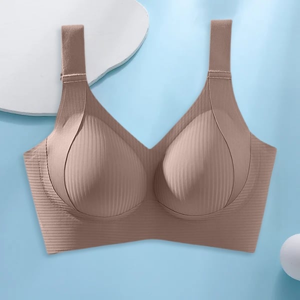 Women's Ribbed  Adjustable Wireless Bra