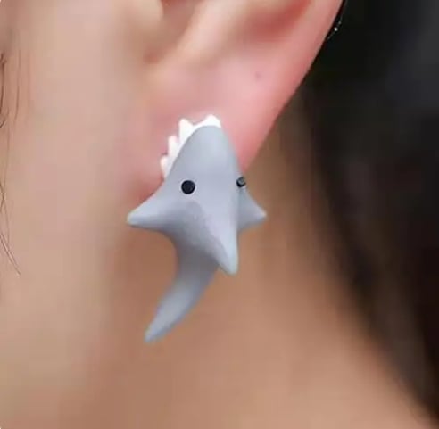 Cute Animal Bite Earrings