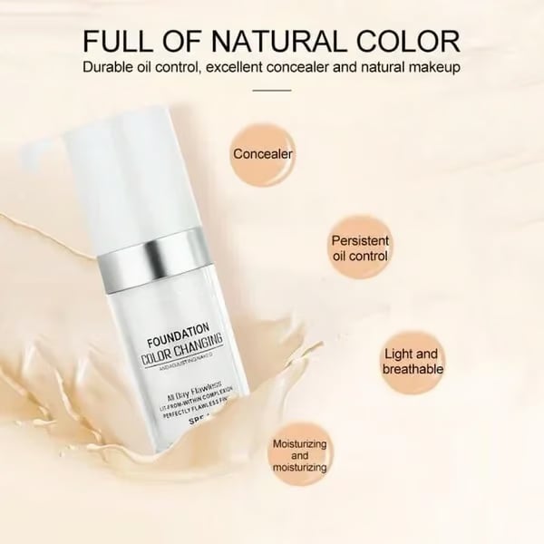 2025 Colour Changing Mature Skin Foundation