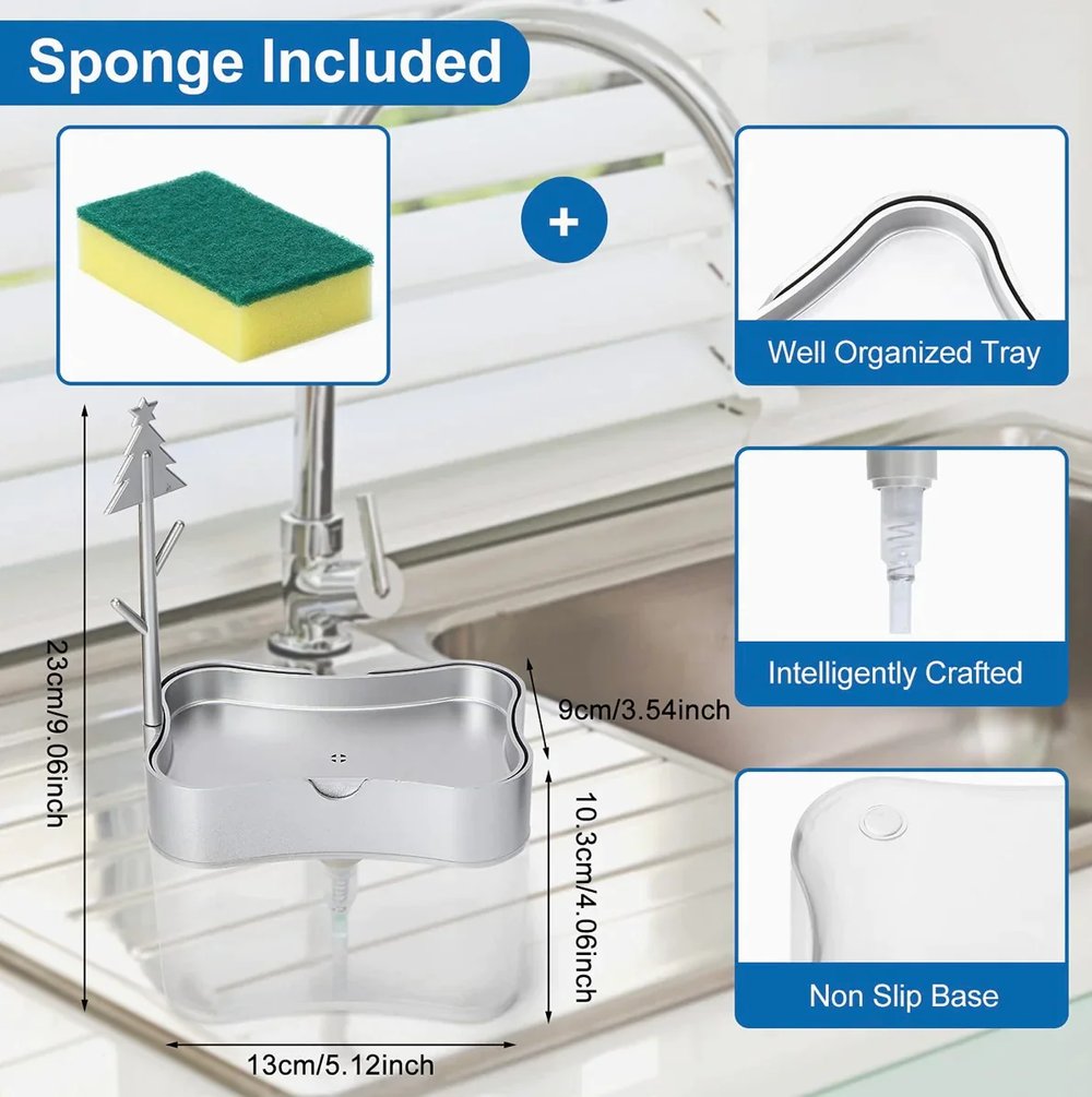 Best Deal  2 in 1 Soap Dispenser with Sponge