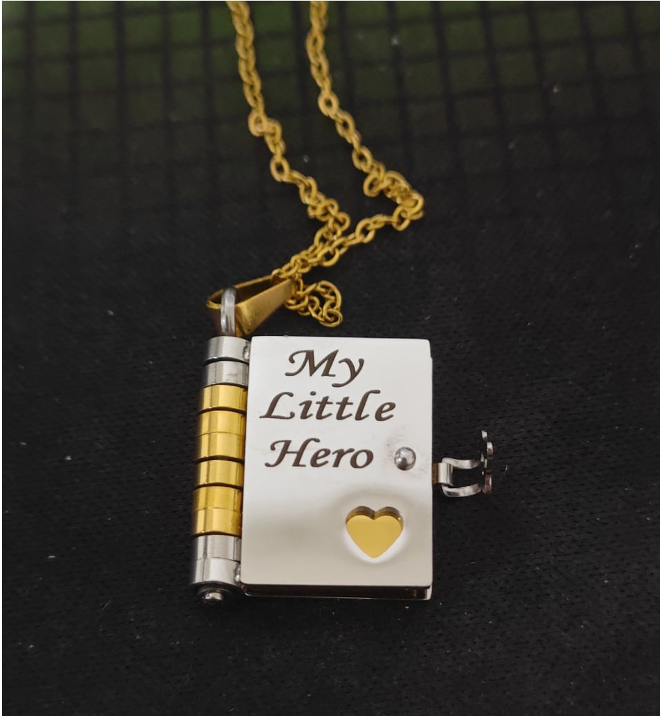 My Little Star Book Necklace