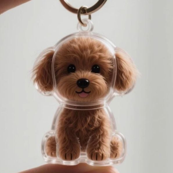 Flash Sale Dog Hair Keepsake Keychain - Memory Capsule Pendant