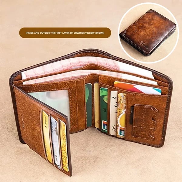 RFID🔒Genuine Leather Wallet for Men💰