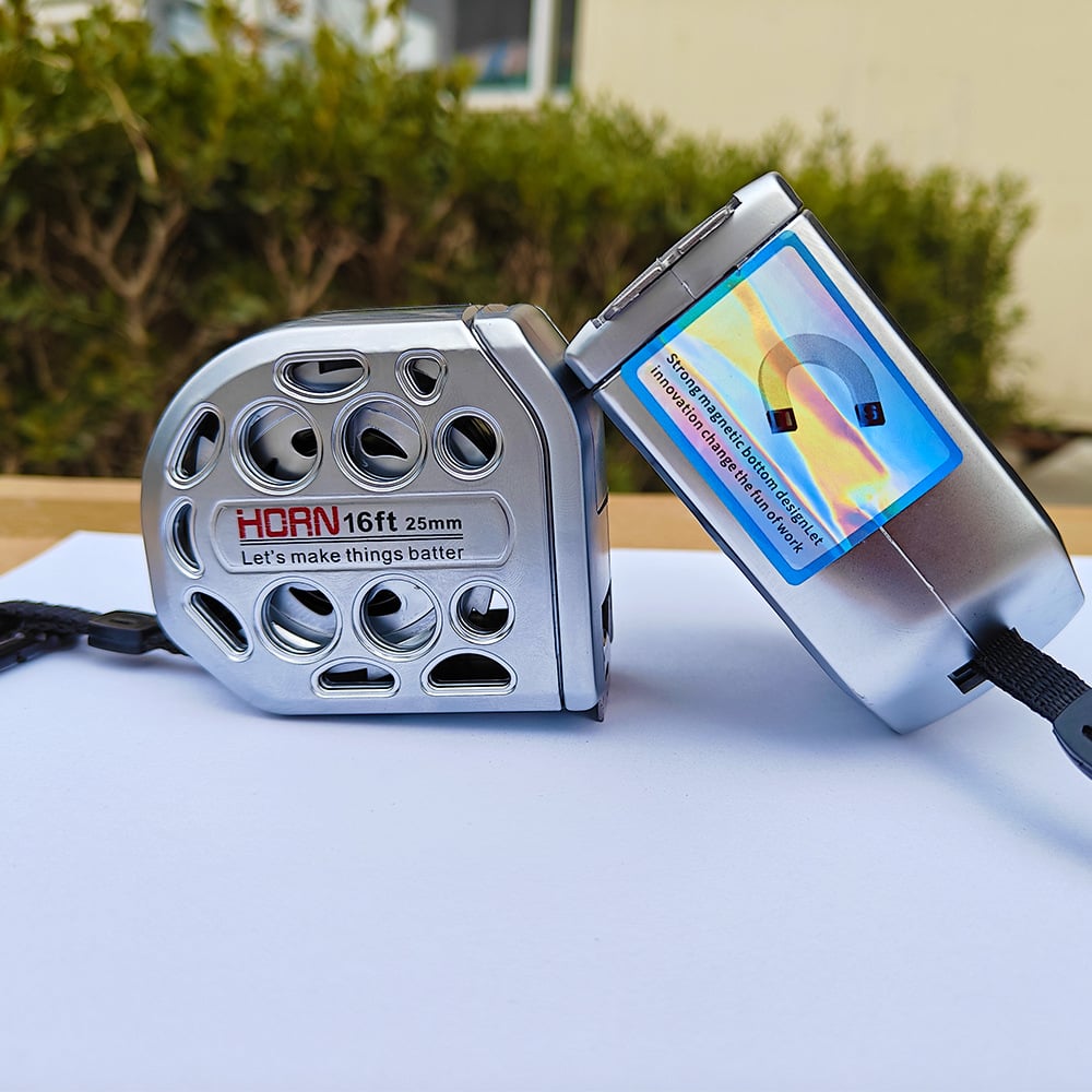 2025 New 16/25FT Stainless Steel Measuring Tape, Anti Rust,Strong Magnetism on The Bottom,Hollow Design