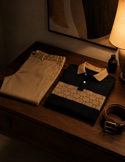 ( Buy 1 get 2 ) Polo & Pants Set Obsidian Heritage