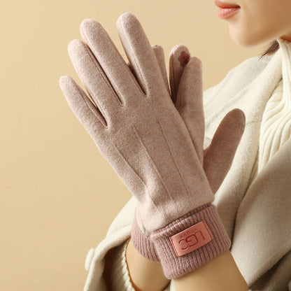 Cashmere-Wool Touchscreen Gloves
