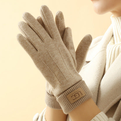 Cashmere-Wool Touchscreen Gloves