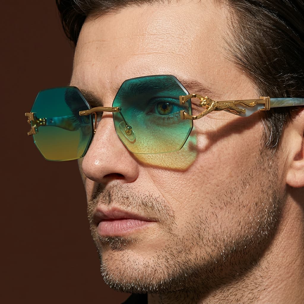 Medici Rimless Sunglasses