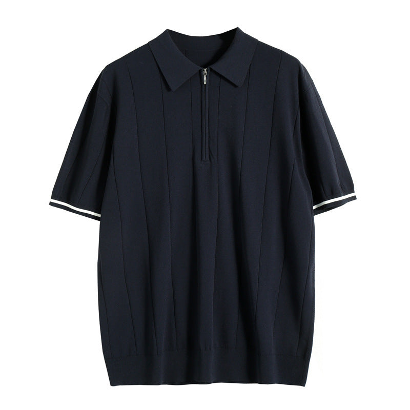 Lozano Lopez Zip Polo