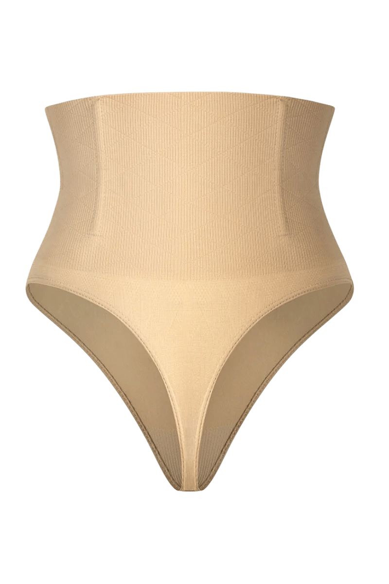 Plus Size High Waist Tummy Control Thong