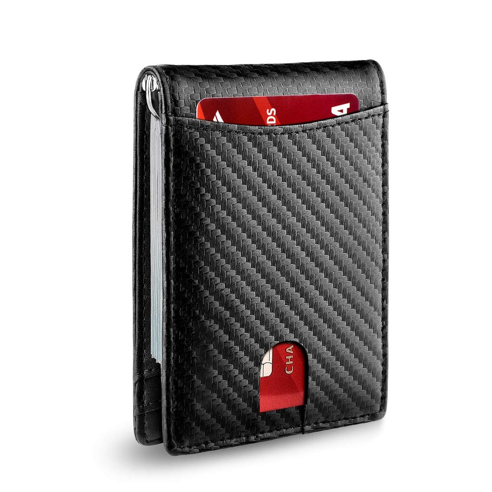 Mens Slim Wallet RFID Blocking