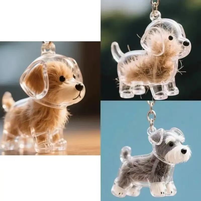 Flash Sale Dog Hair Keepsake Keychain - Memory Capsule Pendant