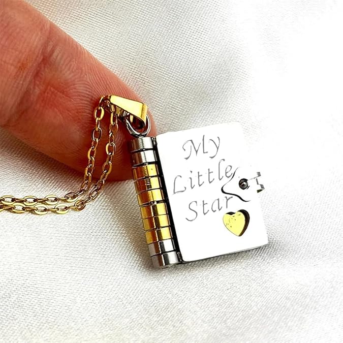 My Little Star Book Necklace