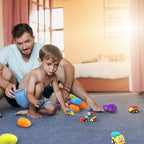 12 Prefilled Easter Eggs With Pull Back Cars