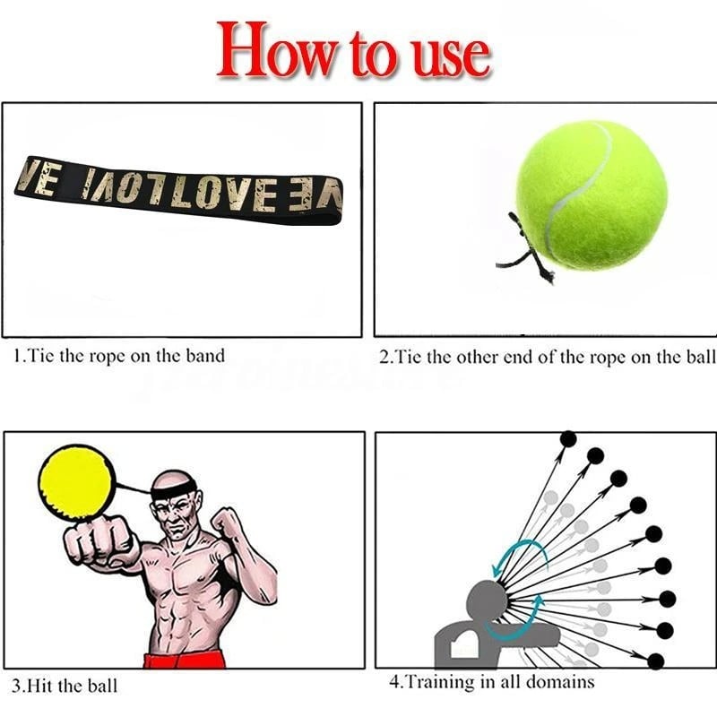 (🎅HOT SALE NOW-49% OFF) Boxing Reflex Ball Headband