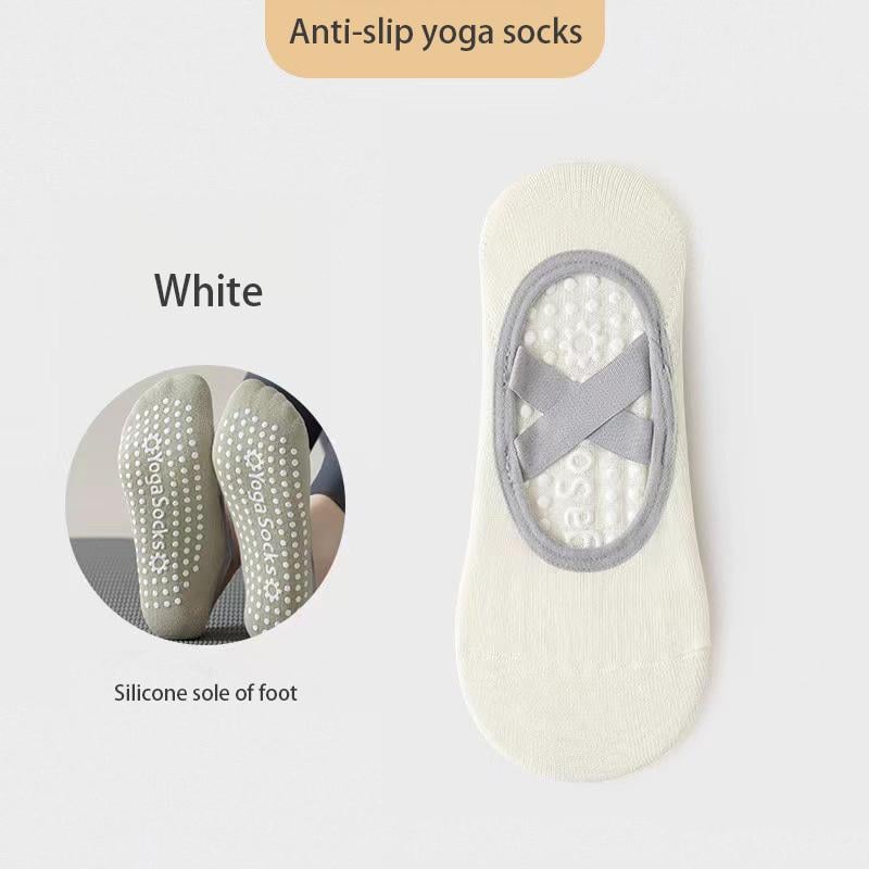 Flash Sale Women's No-Show Socks for Pilates & Workout - Non-Slip Silicone Grip, Breathable & Moisture-Wicking (Yoga/Dance/Indoor Activities)