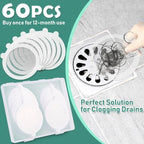 49% OFF 30 PCS Disposable Shower Drain Hair Catcher