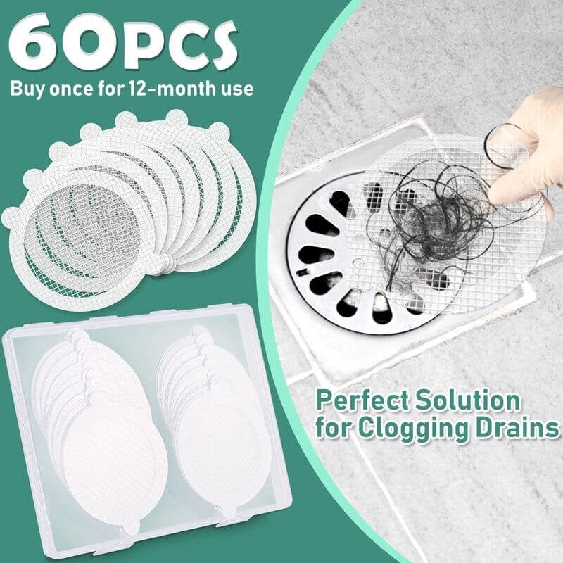 49% OFF 30 PCS Disposable Shower Drain Hair Catcher