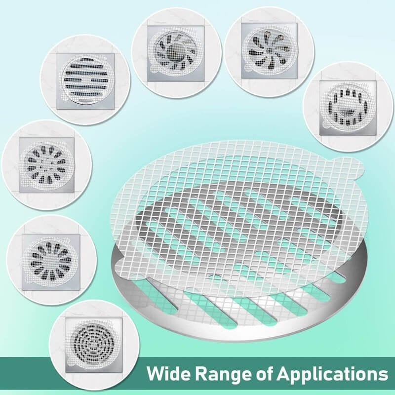 49% OFF 30 PCS Disposable Shower Drain Hair Catcher