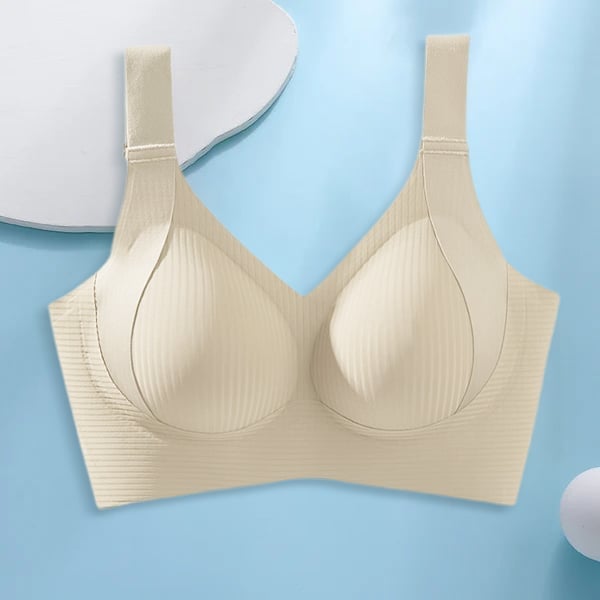 Women's Ribbed  Adjustable Wireless Bra