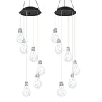 (2025 BEST GIFT TO FAMILY) Colorful LED Solar-Powered Light Bulb Wind Chimes