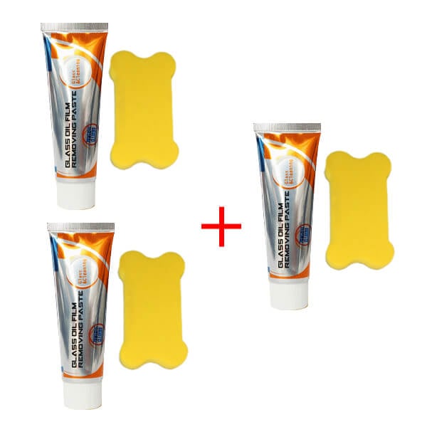 Glass Oil Film Removing Paste（Complimentary Sponge Cleaning）