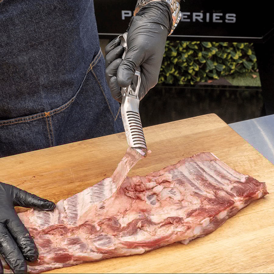 BBQ Rib Skinner
